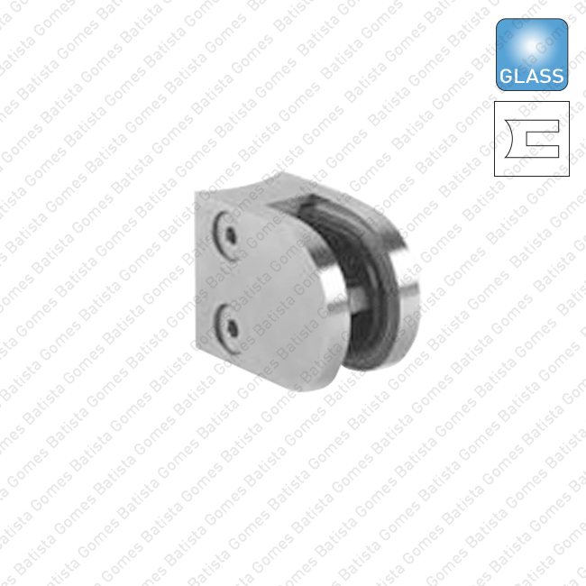 Suporte para paineis vidro / 8-12mm - para tubo �42.4mm